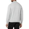 imageAmazon Essentials Mens 100 Cotton QuarterZip SweaterMedium Grey Heather
