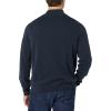 imageAmazon Essentials Mens 100 Cotton QuarterZip SweaterNavy