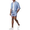 imageAmazon Essentials Mens 5quot Swim Trunks with Mesh Liner Board Shorts Bathing Suit for Swimming and BeachNavy Tie Dye