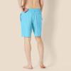 imageAmazon Essentials Mens 9quot Swim Trunks with Mesh Lining Pockets Drawstring ClosureAqua Blue