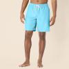 imageAmazon Essentials Mens 9quot Swim Trunks with Mesh Lining Pockets Drawstring ClosureAqua Blue