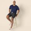 imageAmazon Essentials Mens 9quot Swim Trunks with Mesh Lining Pockets Drawstring ClosureBlack