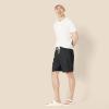 imageAmazon Essentials Mens 9quot Swim Trunks with Mesh Lining Pockets Drawstring ClosureBlack