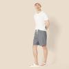 imageAmazon Essentials Mens 9quot Swim Trunks with Mesh Lining Pockets Drawstring ClosureCharcoal
