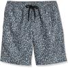 imageAmazon Essentials Mens 9quot Swim Trunks with Mesh Lining Pockets Drawstring ClosureCharcoal Graphic Marks