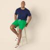 imageAmazon Essentials Mens 9quot Swim Trunks with Mesh Lining Pockets Drawstring ClosureDark Green