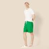 imageAmazon Essentials Mens 9quot Swim Trunks with Mesh Lining Pockets Drawstring ClosureDark Green