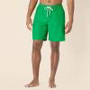 imageAmazon Essentials Mens 9quot Swim Trunks with Mesh Lining Pockets Drawstring ClosureDark Green