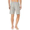 imageAmazon Essentials Mens 9quot Swim Trunks with Mesh Lining Pockets Drawstring ClosureGrey Stripe