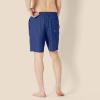 imageAmazon Essentials Mens 9quot Swim Trunks with Mesh Lining Pockets Drawstring ClosureNavy