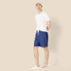imageAmazon Essentials Mens 9quot Swim Trunks with Mesh Lining Pockets Drawstring ClosureNavy