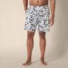 imageAmazon Essentials Mens 9quot Swim Trunks with Mesh Lining Pockets Drawstring ClosureNavy Folk Floral