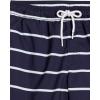 imageAmazon Essentials Mens 9quot Swim Trunks with Mesh Lining Pockets Drawstring ClosureNavy Stripe