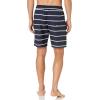 imageAmazon Essentials Mens 9quot Swim Trunks with Mesh Lining Pockets Drawstring ClosureNavy Stripe