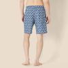 imageAmazon Essentials Mens 9quot Swim Trunks with Mesh Lining Pockets Drawstring ClosureNavy White Posey Floral