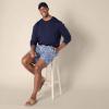 imageAmazon Essentials Mens 9quot Swim Trunks with Mesh Lining Pockets Drawstring ClosureNavy White Posey Floral