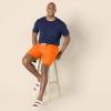 imageAmazon Essentials Mens 9quot Swim Trunks with Mesh Lining Pockets Drawstring ClosureOrange