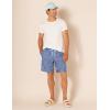 imageAmazon Essentials Mens 9quot Swim Trunks with Mesh Lining Pockets Drawstring ClosureSilhouette Floral