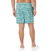 imageAmazon Essentials Mens Board ShortsTurquoise Green Tropical Leaves