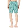 imageAmazon Essentials Mens Board ShortsTurquoise Green Tropical Leaves