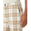 imageAmazon Essentials Mens ClassicFit 9quot Chino ShortKhaki Brown Plaid