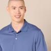 imageAmazon Essentials Mens Golf Polo Shirt Short Sleeve SlimFit QuickDryBlue