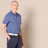 imageAmazon Essentials Mens Golf Polo Shirt Short Sleeve SlimFit QuickDryBlue