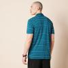 imageAmazon Essentials Mens Golf Polo Shirt Short Sleeve SlimFit QuickDryBlue White Mini Stripe