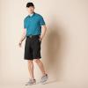 imageAmazon Essentials Mens Golf Polo Shirt Short Sleeve SlimFit QuickDryBlue White Mini Stripe