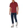 imageAmazon Essentials Mens Golf Polo Shirt Short Sleeve SlimFit QuickDryBurgundy