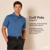 imageAmazon Essentials Mens Golf Polo Shirt Short Sleeve SlimFit QuickDryLight Grey Heather