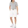 imageAmazon Essentials Mens Golf Polo Shirt Short Sleeve SlimFit QuickDryLight Grey Heather