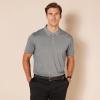 imageAmazon Essentials Mens Golf Polo Shirt Short Sleeve SlimFit QuickDryMedium Grey Heather