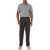imageAmazon Essentials Mens Golf Polo Shirt Short Sleeve SlimFit QuickDryMedium Grey Heather Stripe