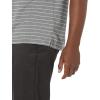 imageAmazon Essentials Mens Golf Polo Shirt Short Sleeve SlimFit QuickDryMedium Grey Heather Stripe