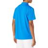 imageAmazon Essentials Mens Golf Polo Shirt Short Sleeve SlimFit QuickDryMetallic Blue
