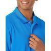 imageAmazon Essentials Mens Golf Polo Shirt Short Sleeve SlimFit QuickDryMetallic Blue