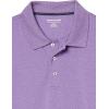 imageAmazon Essentials Mens Golf Polo Shirt Short Sleeve SlimFit QuickDryPurple Heather