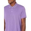imageAmazon Essentials Mens Golf Polo Shirt Short Sleeve SlimFit QuickDryPurple Heather