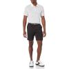 imageAmazon Essentials Mens Golf Polo Shirt Short Sleeve SlimFit QuickDryWhite Stripe