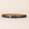 imageAmazon Essentials Mens Leather Belt Classic StyleDark Brown