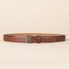 imageAmazon Essentials Mens Leather Belt Classic StyleTan