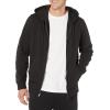 imageAmazon Essentials Mens LongSleeve French Terry FullZip Hoodie Available in Big ampamp TallBlack