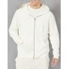 imageAmazon Essentials Mens LongSleeve French Terry FullZip Hoodie Available in Big ampamp TallEggshell White