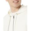 imageAmazon Essentials Mens LongSleeve French Terry FullZip Hoodie Available in Big ampamp TallEggshell White