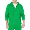 imageAmazon Essentials Mens LongSleeve French Terry FullZip Hoodie Available in Big ampamp TallGreen