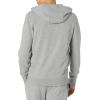 imageAmazon Essentials Mens LongSleeve French Terry FullZip Hoodie Available in Big ampamp TallGrey Heather