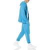 imageAmazon Essentials Mens LongSleeve French Terry FullZip Hoodie Available in Big ampamp TallTurquoise Blue