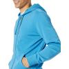 imageAmazon Essentials Mens LongSleeve French Terry FullZip Hoodie Available in Big ampamp TallTurquoise Blue