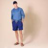 imageAmazon Essentials Mens LongSleeve QuickDry UPF 50 Swim TeeBlue